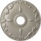 Ekena Millwork Kent Ceiling Medallion (Fits Canopies up to 5"), Hnd-Painted Pearl White, 18"OD x 3 1/2"ID x 1 1/4"P CM18KEPWS - alternate 1